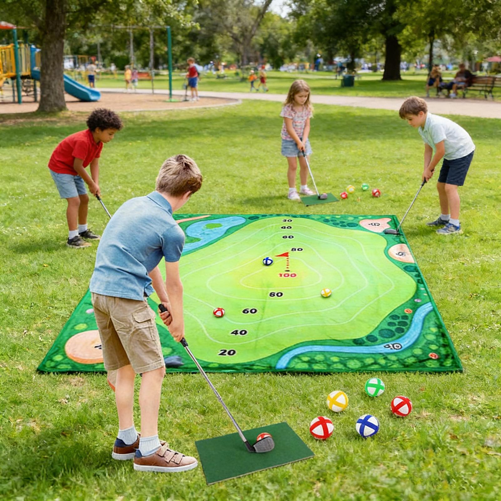 Golf Hitting Mat Exercise Prac - Golf Equipment Kids 리뷰 및 가격