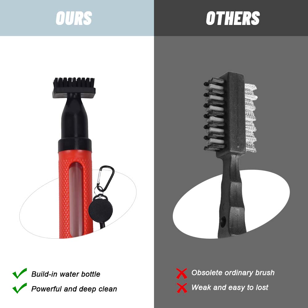 Golf club cleaning brush with  - Golf Equipment Rental 리뷰 및 가격